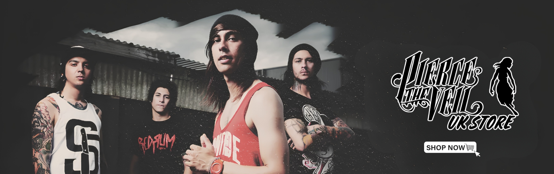 Pierce The Veil UK Store Banner - Pierce The Veil UK Store