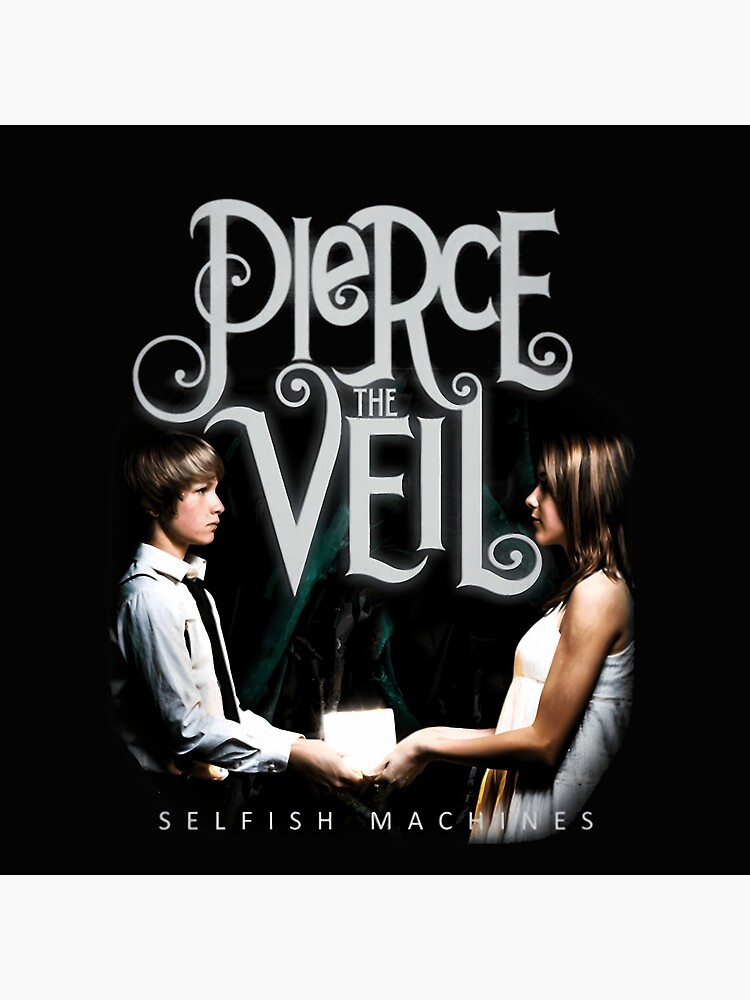 Band Pierce The Veil Album Selfish Machines Throw Pillow - Image 2