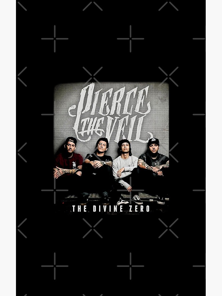 New Collection Pierce The Veil Vintage Shower Curtain - Image 2