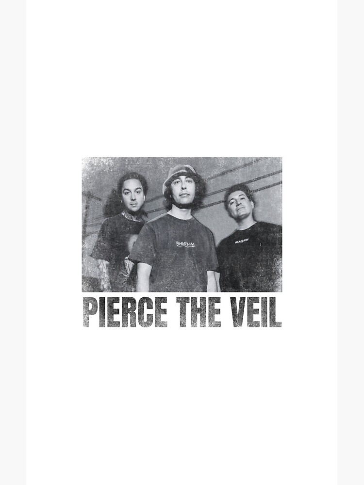 Pierce The Veil Simple Urban Black And White Shower Curtain - Image 2