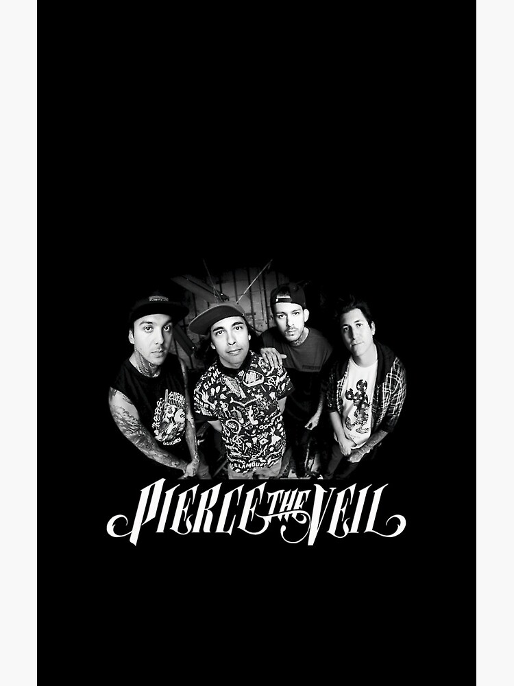Best Selling Pierce The Veil 90s Vintage Band Shower Curtain - Image 2