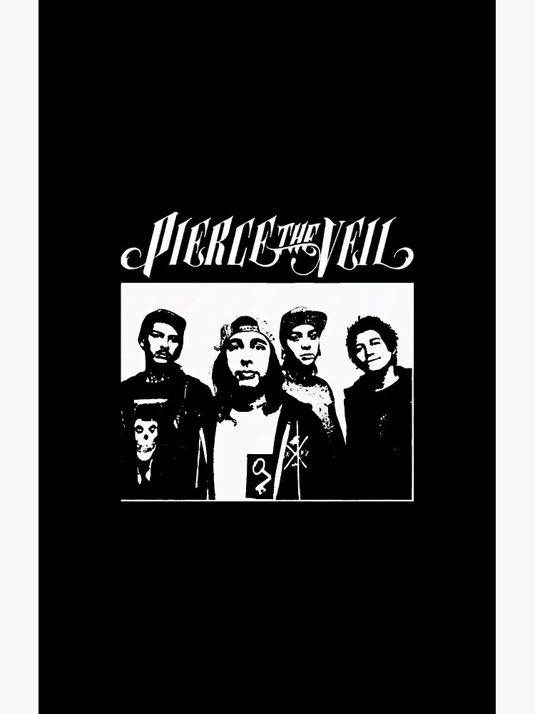 Pierce The Veil Vinatge Collection Shower Curtain - Image 2