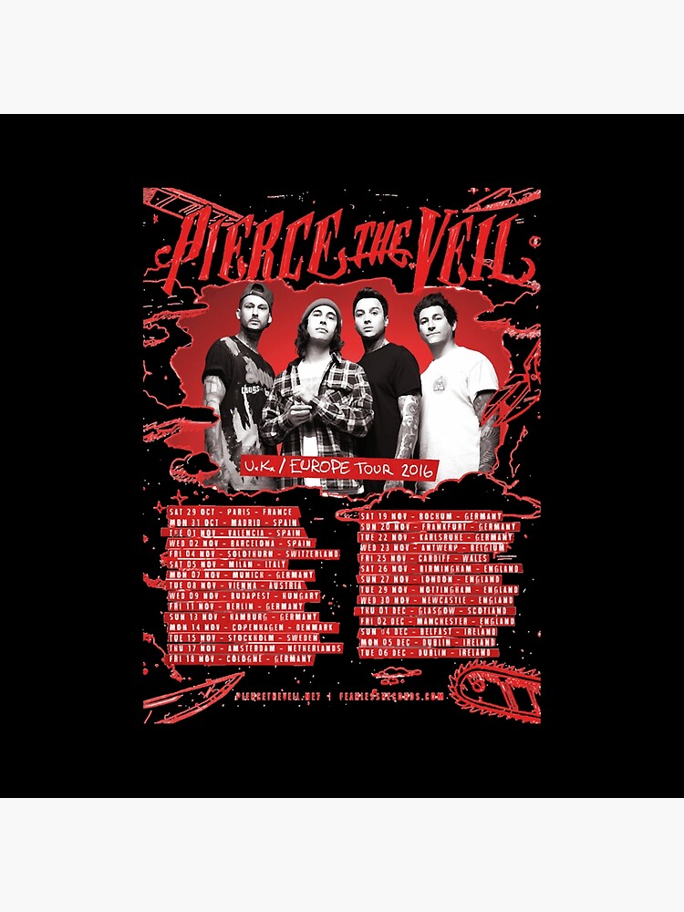 Pierce The Veil Uk Europe Tour 2016 Tapestry - Image 2