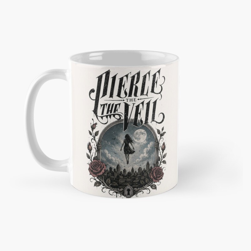 Pierce The Veil With Roses Art Mug - Image 2