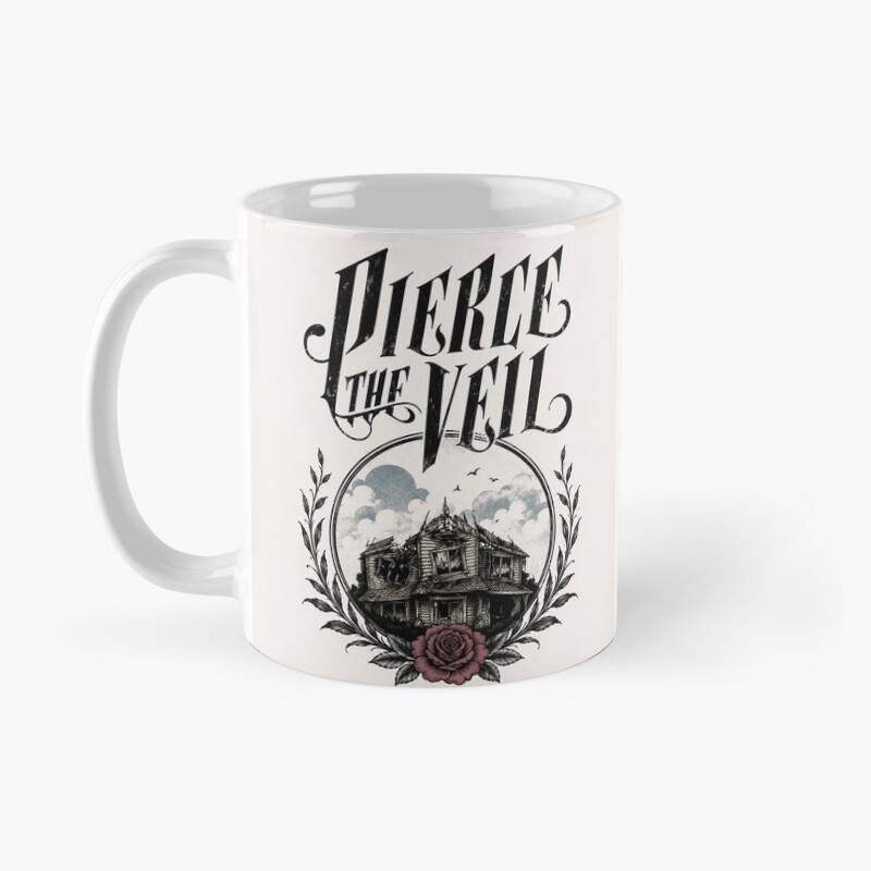 Hot Band Pierce The Veil Vintage Design Mug - Image 2