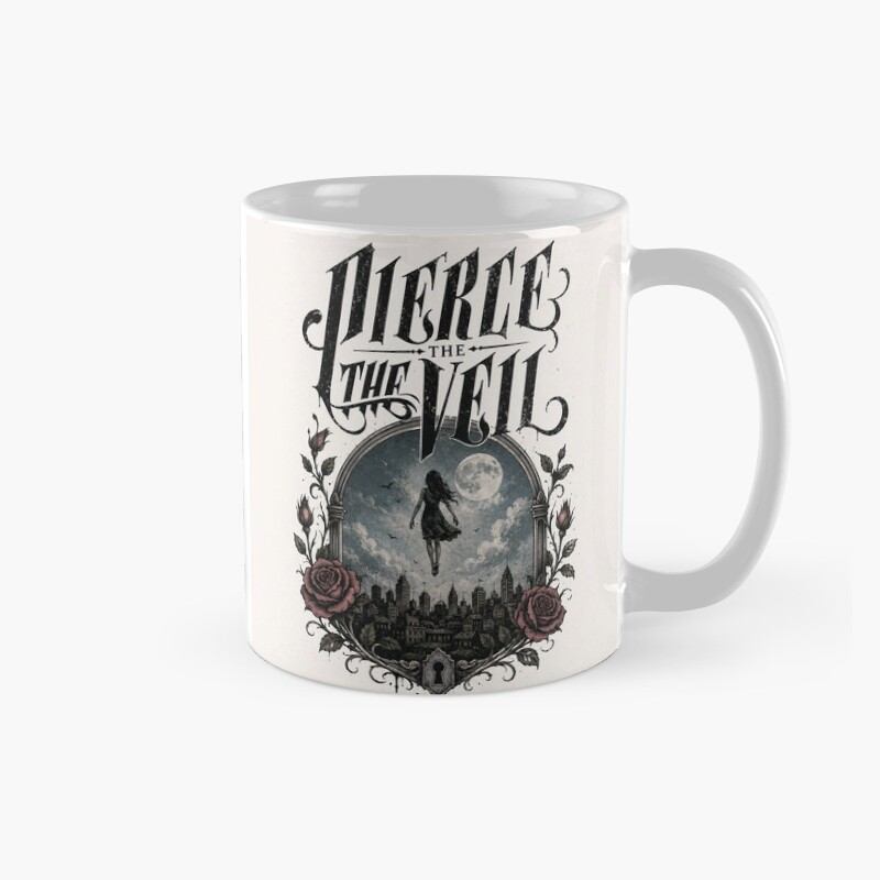 Pierce The Veil With Roses Art Mug