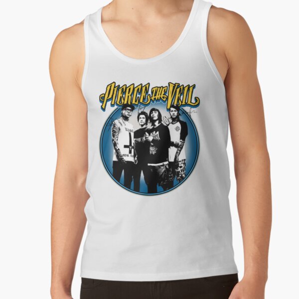 Retro Style Pierce The Veil Band Tank Top - Image 2