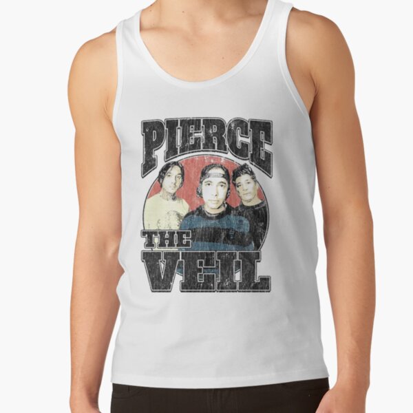Pierce The Veil 90s Rock Vintage Band Tank Top - Image 2
