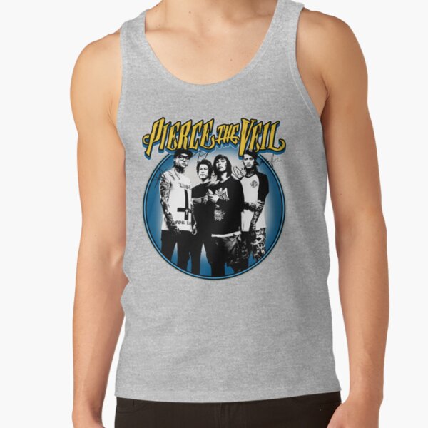 Retro Style Pierce The Veil Band Tank Top - Image 3