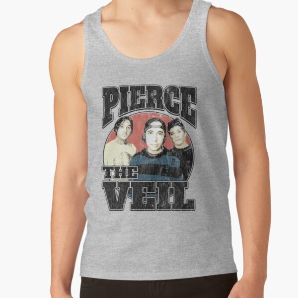 Pierce The Veil 90s Rock Vintage Band Tank Top - Image 4