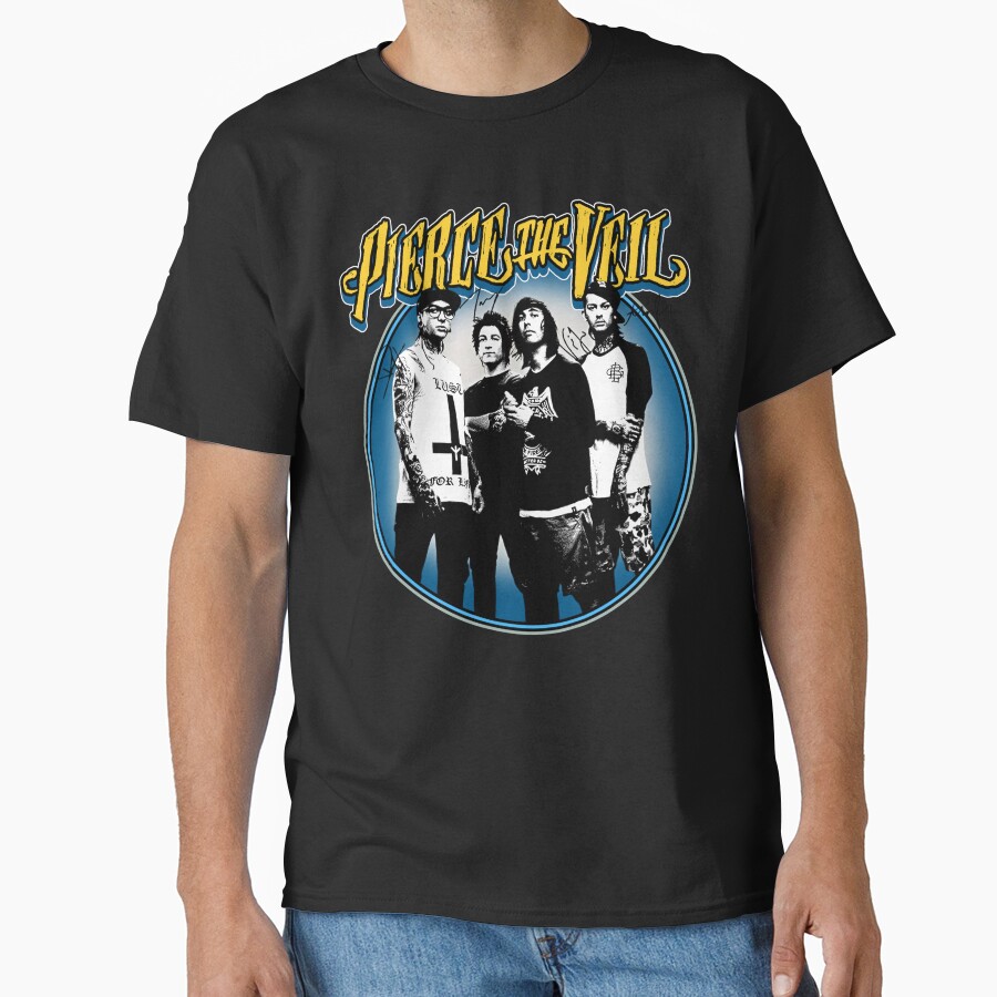Retro Style Pierce The Veil Band T-shirt