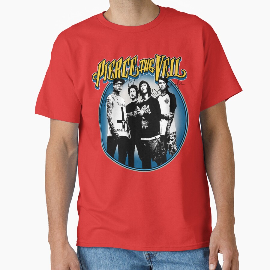 Retro Style Pierce The Veil Band T-shirt - Image 5