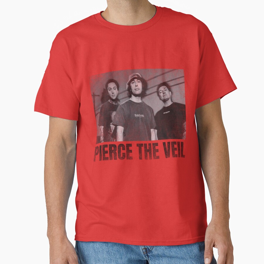 Pierce The Veil Simple Urban Black And White T-shirt - Image 5