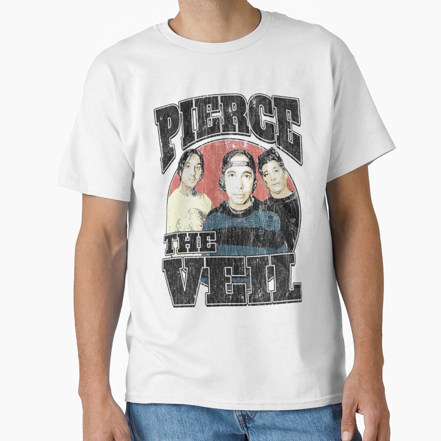 Pierce The Veil 90s Rock Vintage Band T-shirt - Image 2