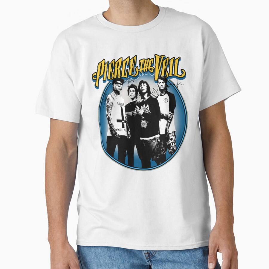 Retro Style Pierce The Veil Band T-shirt - Image 2