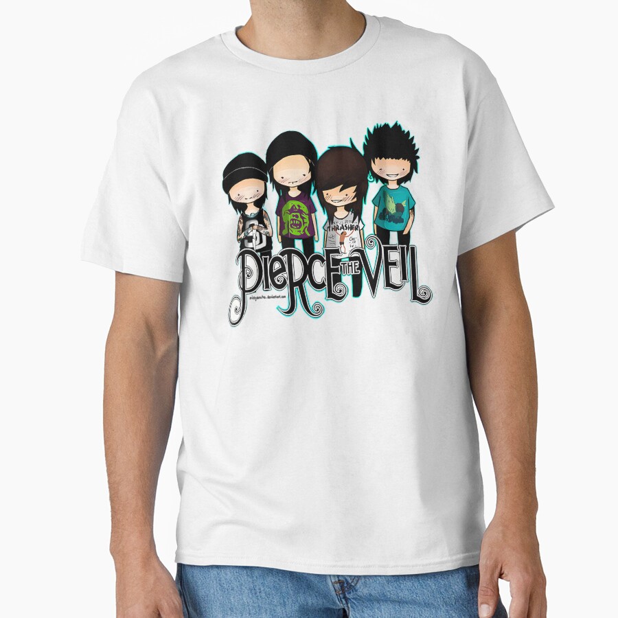 Pierce The Veil Members Chibi Design T-shirt