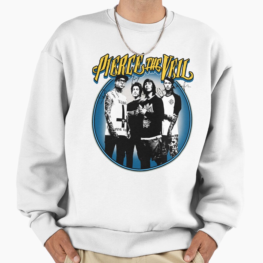 Retro Style Pierce The Veil Band Sweatshirt - Image 2