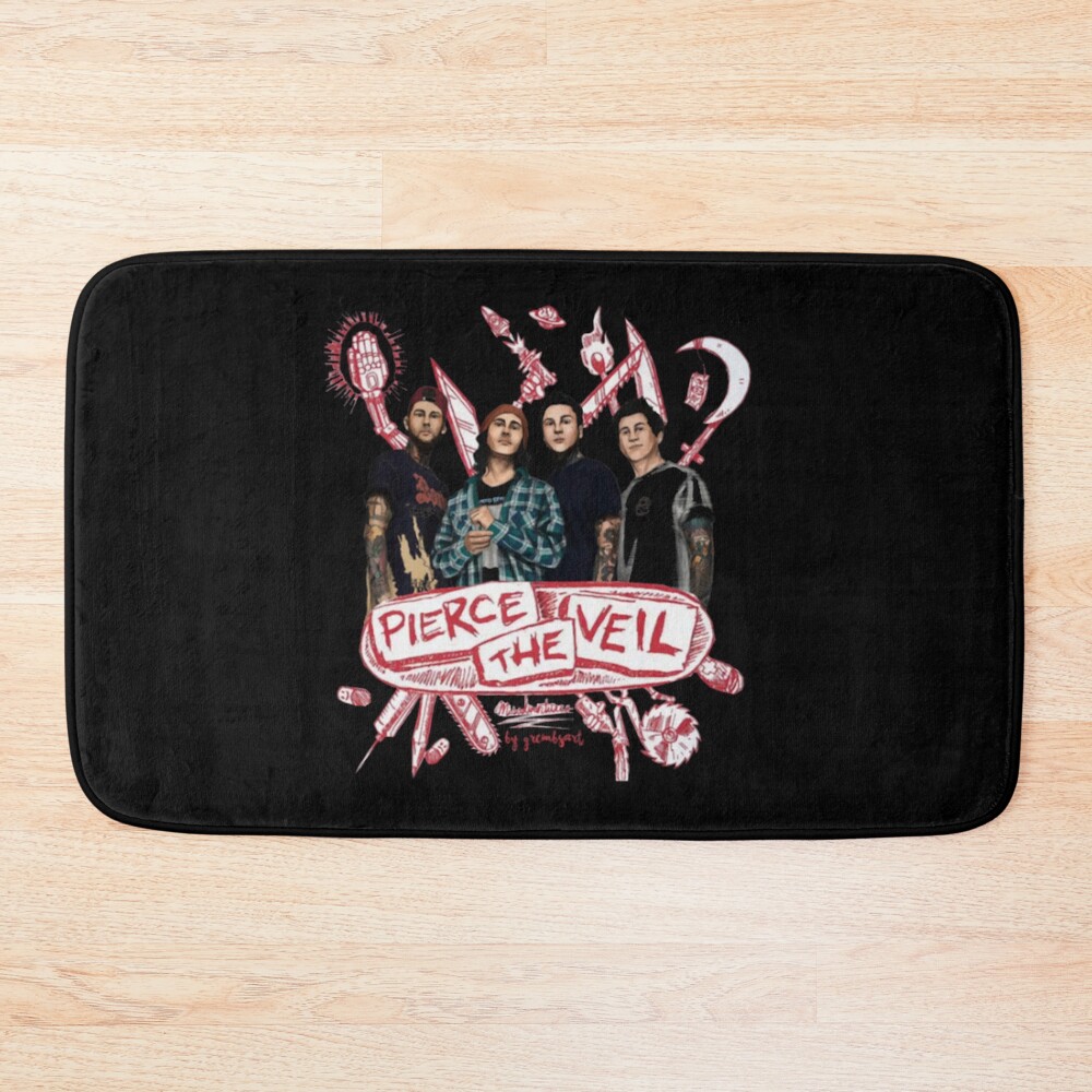 Hot Band Pierce The Veil So Cute Bath Mat