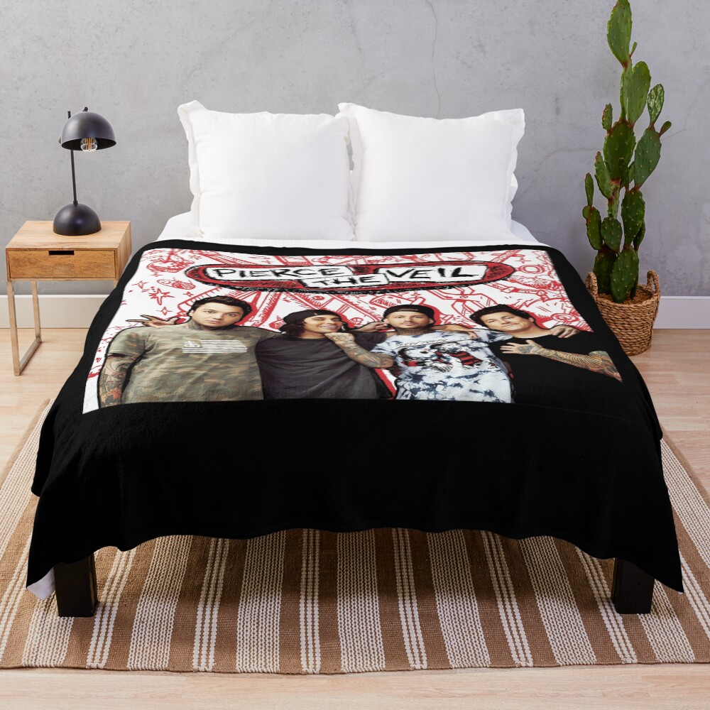 Hot Band Pierce The Veil Cute Throw Blanket