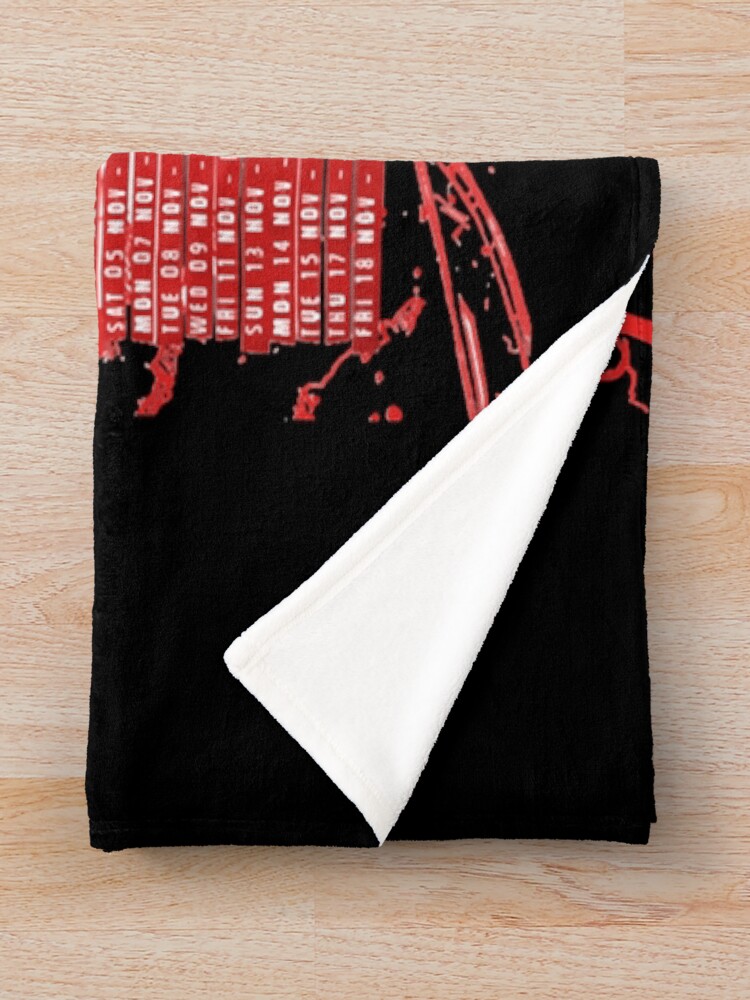 Pierce The Veil Uk Europe Tour 2016 Throw Blanket - Image 2