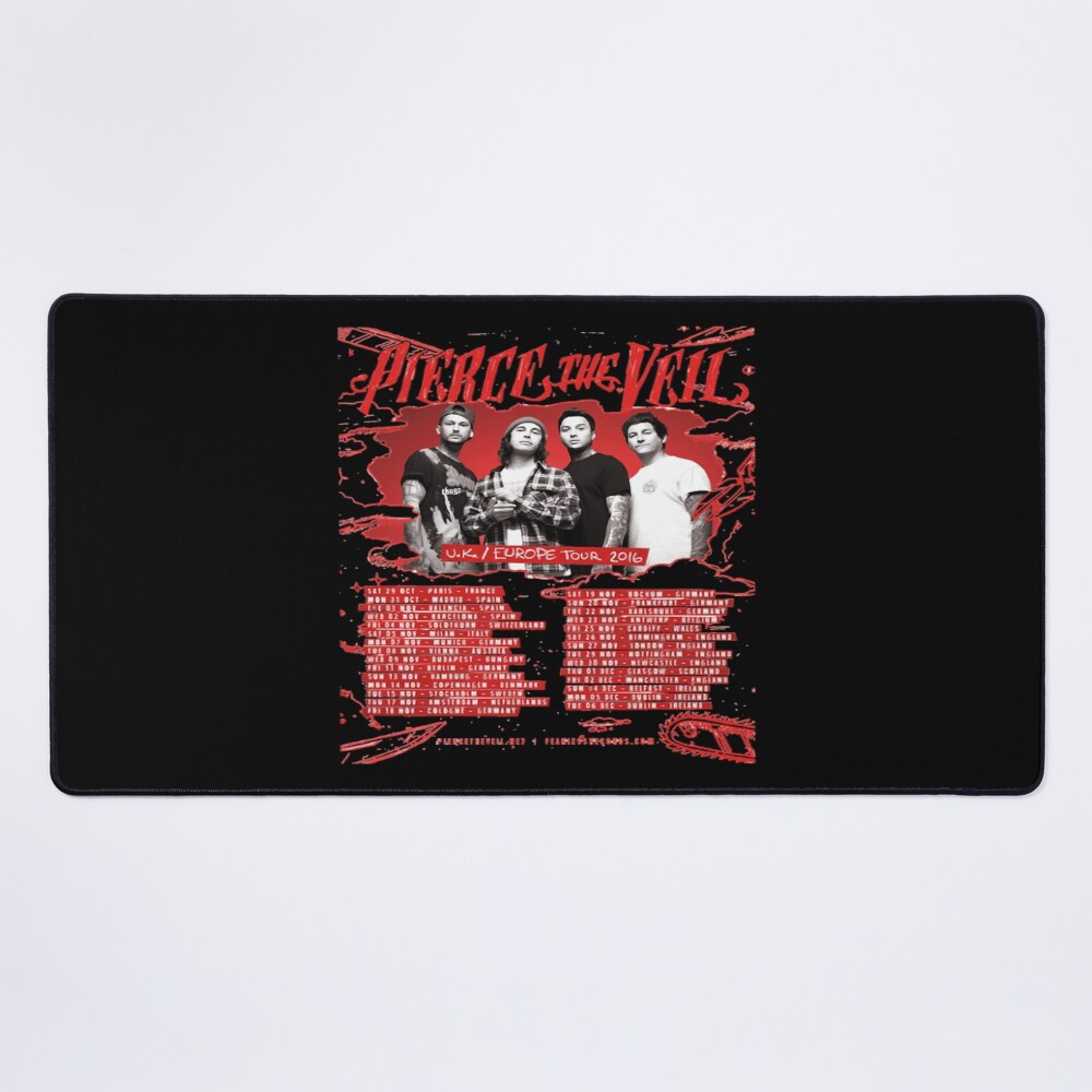Pierce The Veil Uk Europe Tour 2016 Mouse Pad