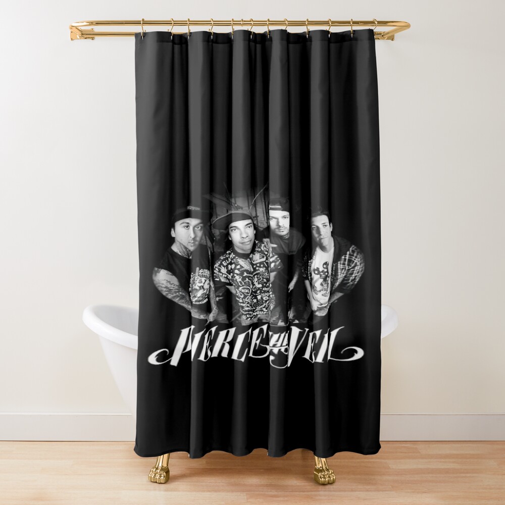 Best Selling Pierce The Veil 90s Vintage Band Shower Curtain