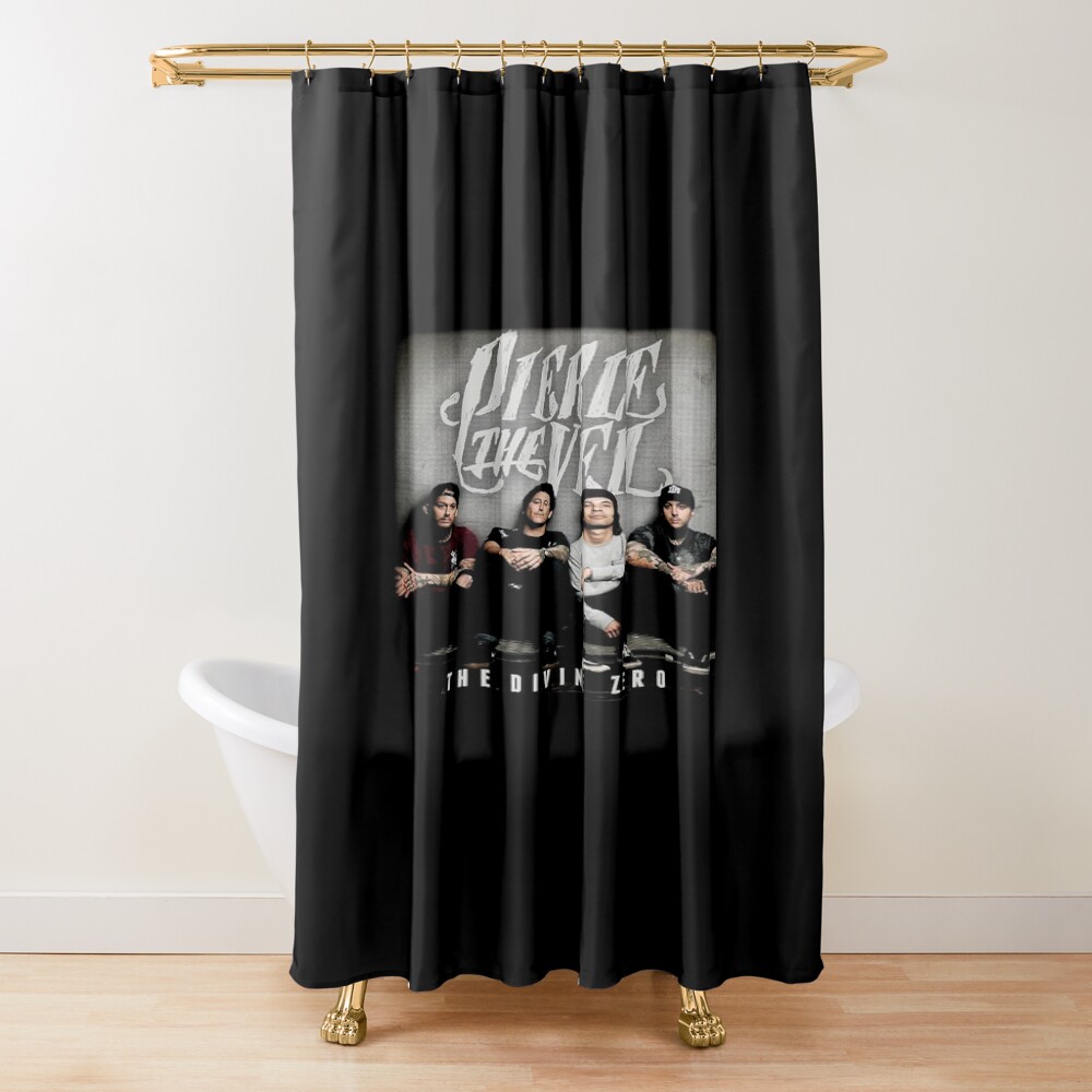 Retro Pierce The Veil Collection Shower Curtain
