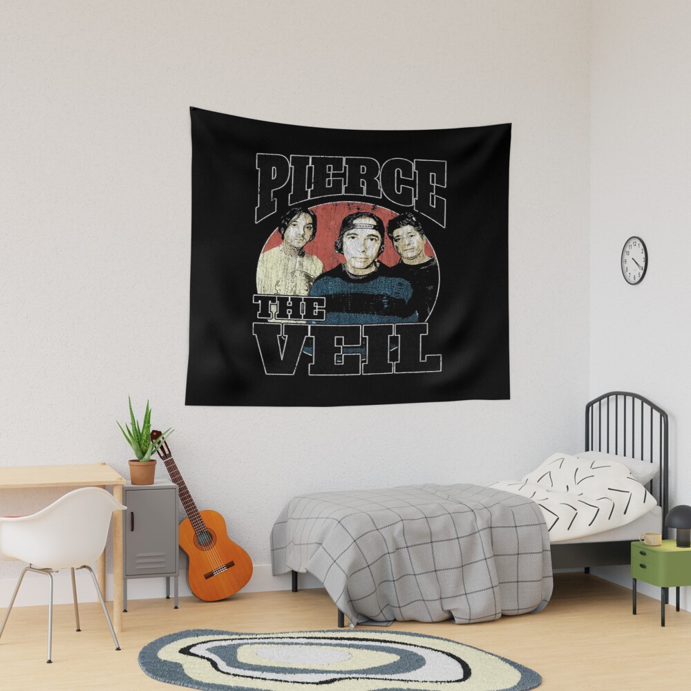 Pierce The Veil 90s Rock Vintage Band Tapestry