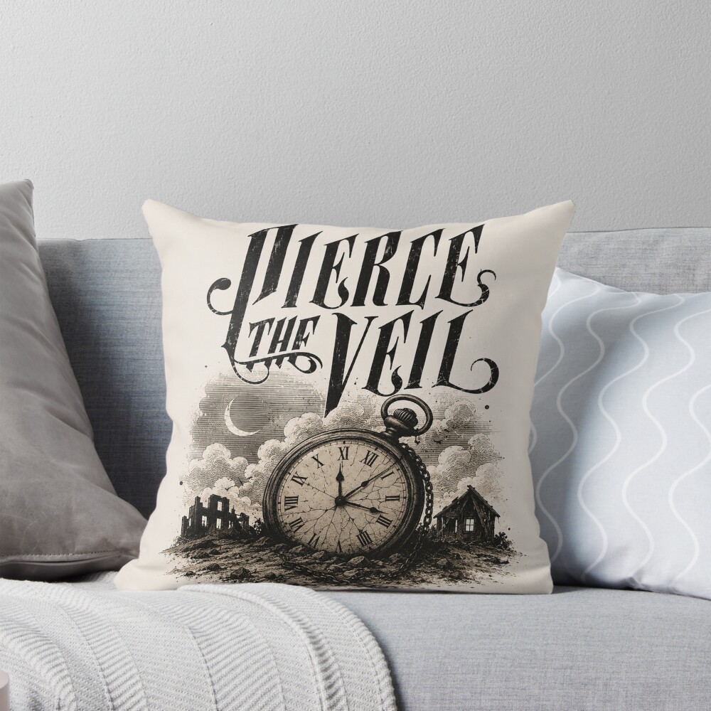 New Collection Pierce The Veil Of Time Throw Pillow