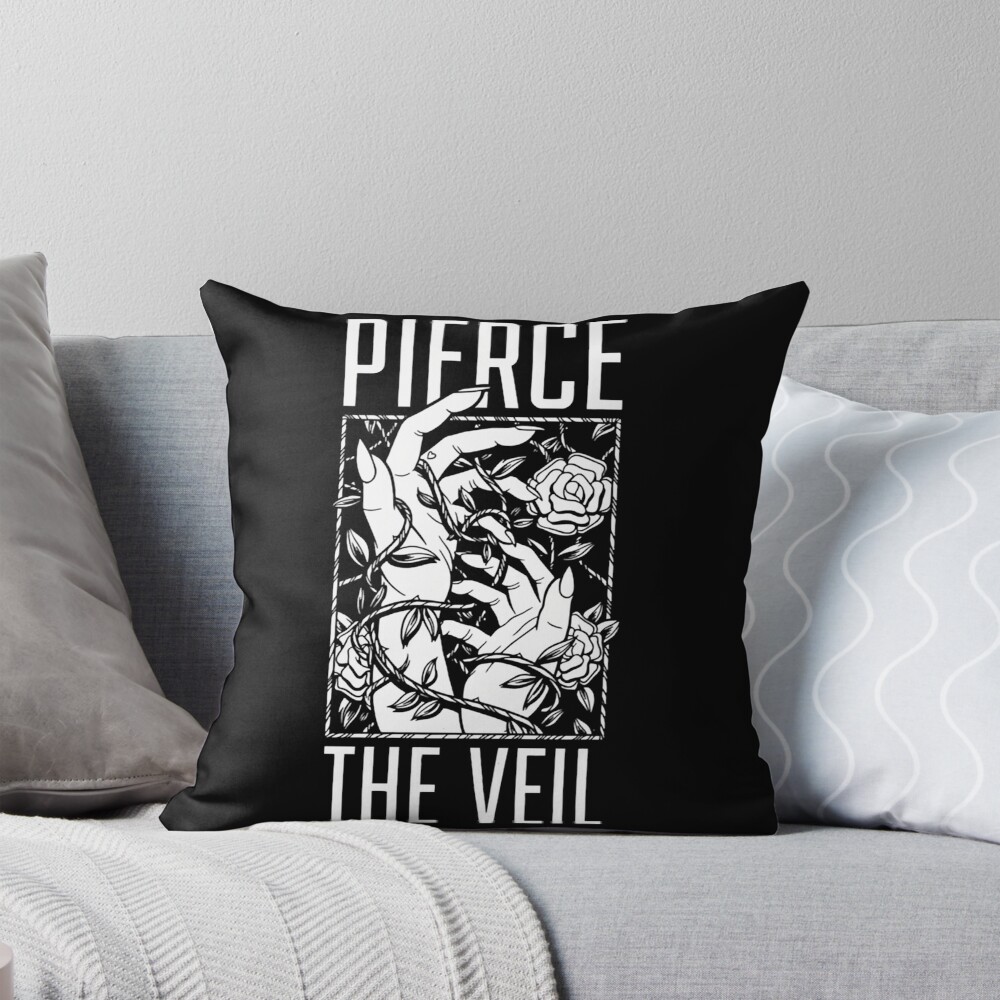 Band Pierce The Veil 90s Music Tour Throw Pillow